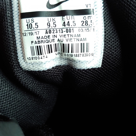 *SOLD*Nike Air Max 360 High Kim Jones Triple Black - Picture 3 of 8